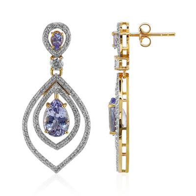 Orecchini in oro con Tanzanite (Adela Gold)