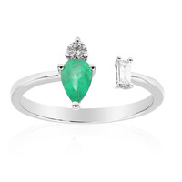 Anello in oro con Smeraldo Zambia AAA (CIRARI)