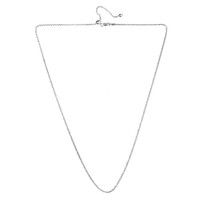 Catenina Criss Cross regolabile con cursore in argento 925  - 61 cm - 4,56 g