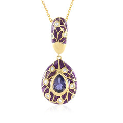 Collana in argento con Iolite (Adela Silber)