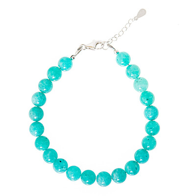 Bracciale in argento con Amazzonite