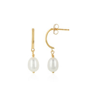 Orecchini in argento con Perla di Acqua Dolce