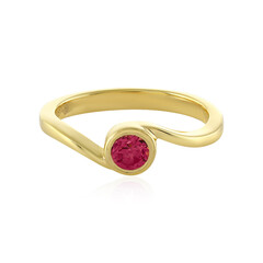 Anello in argento con Tormalina Rosa