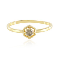 Anello in argento con Diamante Champagne I3