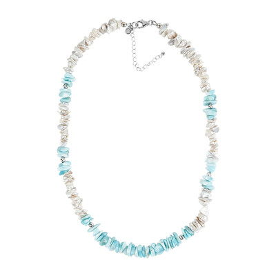Collana in argento con Larimar