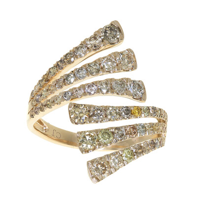 Anello in oro con Diamante Fancy SI2 (CIRARI)