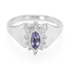 Anello in argento con Iolite del Madagascar