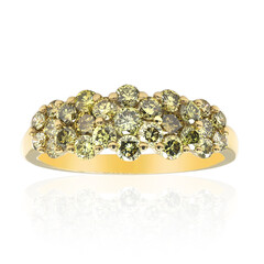 Anello in oro con Diamante Giallo SI1 (CIRARI)