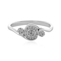 Anello in argento con Diamante I1 (I)