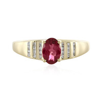 Anello in oro con Tormalina Rosa (Adela Gold)