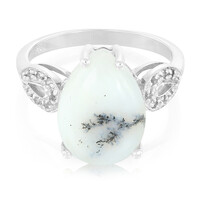 Anello in argento con Agata Dendritica