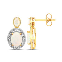Orecchini in argento con Opale di Welo