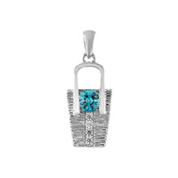 Ciondolo in argento con Zircone Ratanakiri
