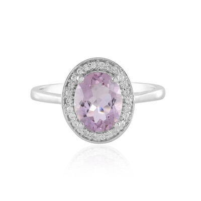 Anello in argento con Ametista Rose de France