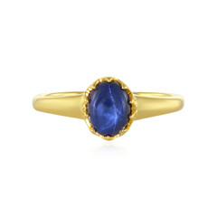 Anello in argento con Zaffiro Stellato Blu