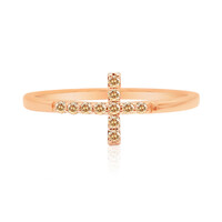 Anello in oro con Diamante Rose de France SI1 di Argyle