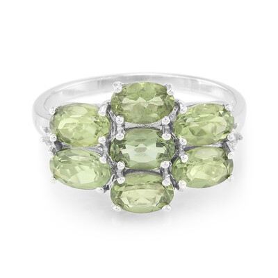 Anello in argento con Apatite Russa