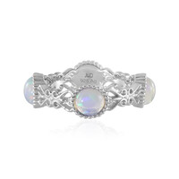 Anello in argento con Opale di Welo