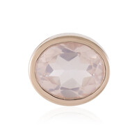 Ciondolo in argento con Quarzo Rosa