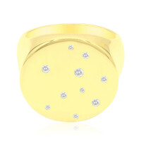Anello in argento con Diamante I1 (G)