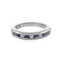Anello in argento con Zaffiro Blu