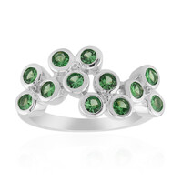 Anello in argento con Tsavorite del Kenya (Pallanova)