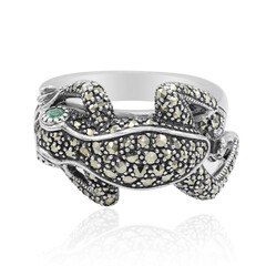 Anello in argento con Smeraldo