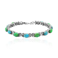 Bracciale in argento con Turchese Kingman Mohave Verde (Art of Nature)