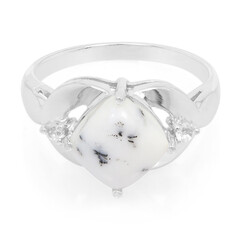 Anello in argento con Agata Dendritica