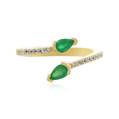 Anello in argento con Smeraldo Socoto