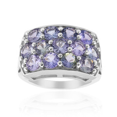 Anello in argento con Tanzanite (non riscaldata)