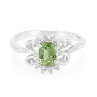 Anello in argento con Tormalina Cromo