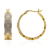 Orecchini in argento con Diamante I3 (I)