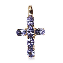 Ciondolo in oro con Tanzanite