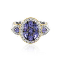 Anello in argento con Tanzanite (Gems en Vogue)