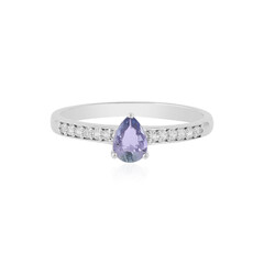 Anello in argento con Tanzanite (non riscaldata)