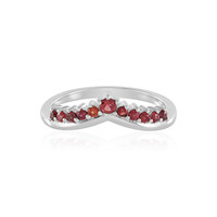 Anello in argento con Rubino Tanzania