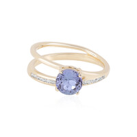 Anello in oro con Tanzanite (non riscaldata) (de Melo)