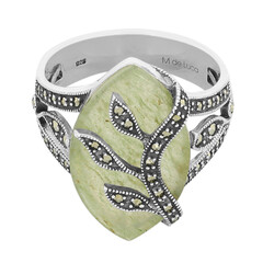 Anello in argento con Avventurina
