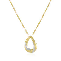 Collana in argento con Diamante I2 (J)