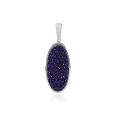 Ciondolo in argento con Agata Glitter Lavanda