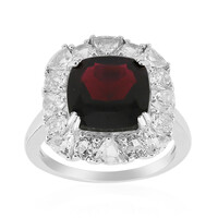 Anello in argento con Granato d’India