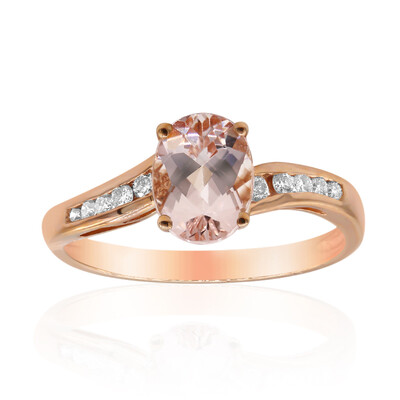 Anello in oro con Morganite AAA (CIRARI)