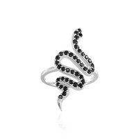 Anello in argento con Spinello Nero