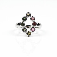 Anello in argento con Tormalina