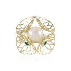 Anello in oro con Perla d'Acqua Dolce Bianca (Ornaments by de Melo)