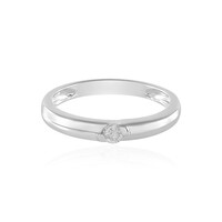 Anello in argento con Diamante I2 (J)