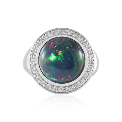 Anello in argento con Opale Mezezo