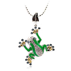 Collana in argento con Topazio Blu Londra (Dallas Prince Designs)