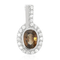 Ciondolo in argento con Zircone Cannella